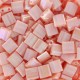 Miyuki tila 5x5mm beads - Opaque salmon luster TL-596